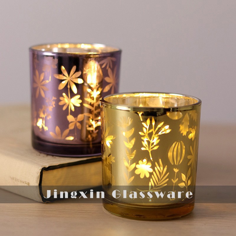 Glass Candle Jar 4 Glass Candle Jar 4