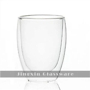 Handblásið og glæsilegur kaffibolli úr tvöföldum vegg einangruðum gleri